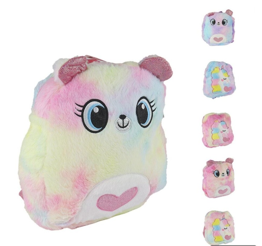 INFANTIL Bolsa de Pelúcia 30cm Infantil Bichinhos Sortidos